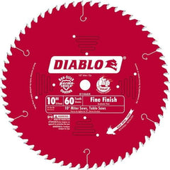 Freud - 10" Blade Diam, 60 Teeth, Carbide-Tipped Cold Saw Blade - 5/8" Arbor Hole Diam, 0.071" Blade Thickness - Benchmark Tooling