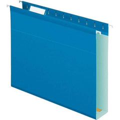 Pendaflex - 8-1/2 x 11", Letter Size, Blue, Hanging File Folder - 11 Point Stock, 1/5 Tab Cut Location - Benchmark Tooling