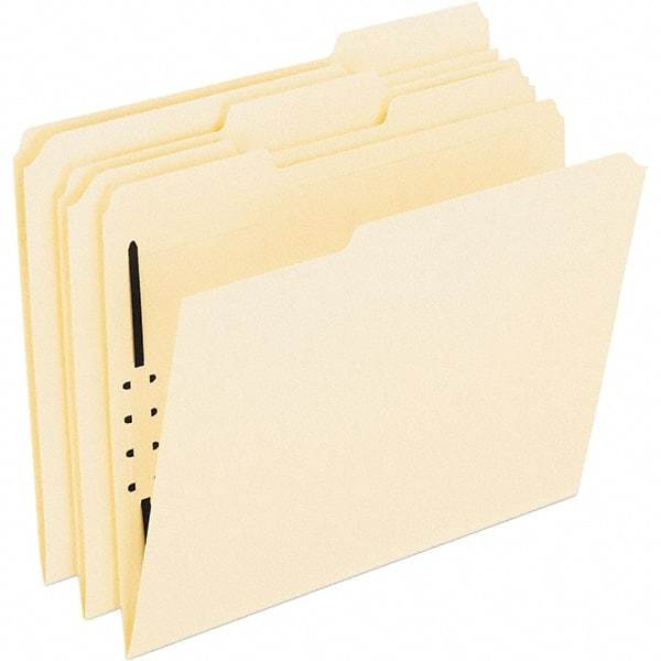 Pendaflex - 8-1/2 x 11", Letter Size, Manila, File Folders with Top Tab - Assorted Tab Cut Location - Benchmark Tooling