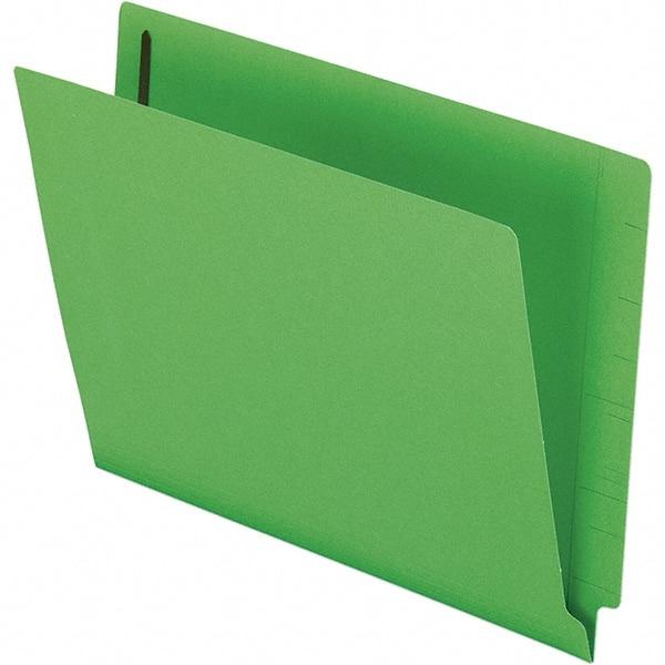 Pendaflex - 8-1/2 x 11", Letter Size, Green, File Folders with End Tab - 11 Point Stock, Straight Tab Cut Location - Benchmark Tooling