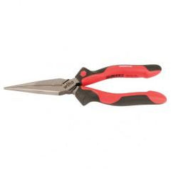 6.3" SOFTGRIP LONG NOSE PLIERS - Benchmark Tooling