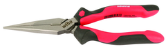 8" SOFTGRIP LONG NOSE PLIERS - Benchmark Tooling