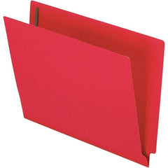 Pendaflex - 8-1/2 x 11", Letter Size, Red, File Folders with End Tab - 11 Point Stock, Straight Tab Cut Location - Benchmark Tooling