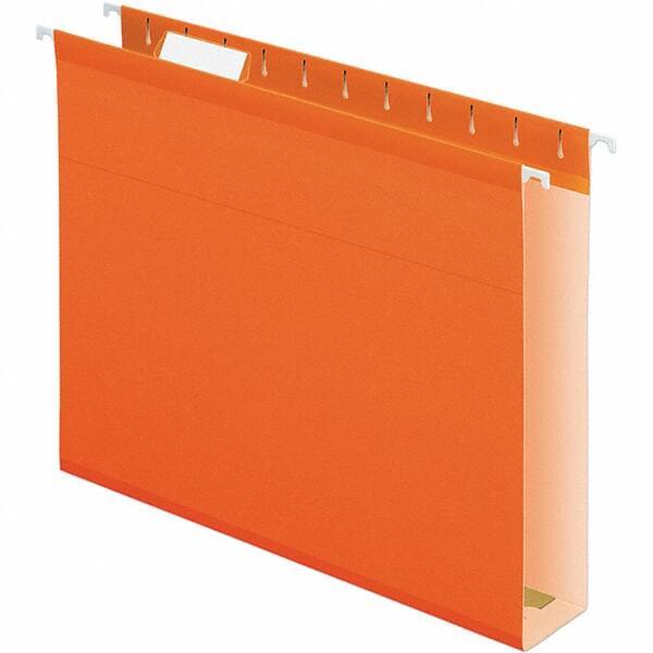 Pendaflex - 8-1/2 x 11", Letter Size, Orange, Hanging File Folder - 11 Point Stock, 1/5 Tab Cut Location - Benchmark Tooling