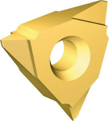 Vargus - 5VEL27 ABUT Grade VKX External On Edge Threading Insert - TiN Finish, 2-1/2" External TPI, 5/8" Inscribed Circle, Left Hand Cut - Benchmark Tooling