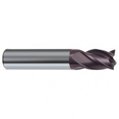 1/8 Dia. x 1-1/2 Overall Length 4-Flute Square End Solid Carbide SE End Mill-Round Shank-Center Cut-Firex - Benchmark Tooling