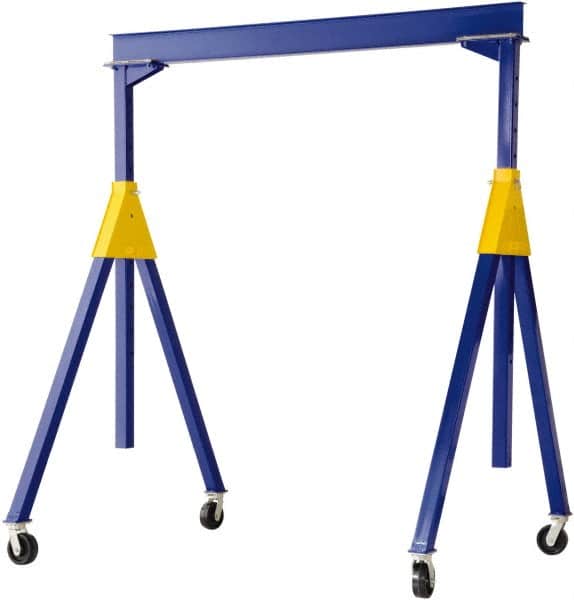 Vestil - 2,000 Lb Load Capacity, Steel Gantry Crane - 10' Span - Benchmark Tooling