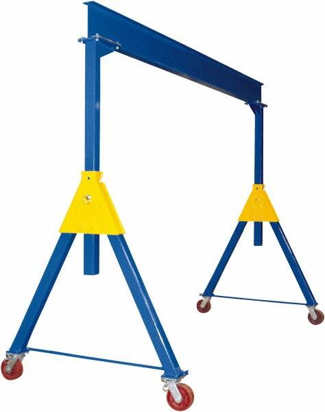 Vestil - 10,000 Lb Load Capacity, Steel Gantry Crane - 15' Span - Benchmark Tooling
