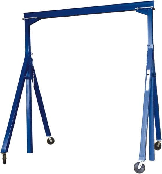 Vestil - 2,000 Lb Load Capacity, Steel Gantry Crane - 15' Span - Benchmark Tooling