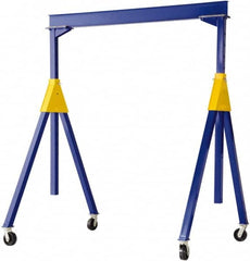 Vestil - 8,000 Lb Load Capacity, Steel Gantry Crane - 10' Span - Benchmark Tooling