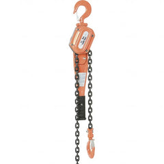 Vestil - 3,000 Lb Lifting Capacity, 5' Lift Height, Lever Hoist - Made from Chain - Benchmark Tooling