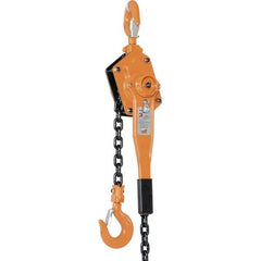 Vestil - 6,000 Lb Lifting Capacity, 5' Lift Height, Lever Hoist - Made from Chain - Benchmark Tooling