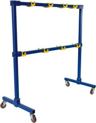 Vestil - 2 Shelf, 1,000 Lb Capacity, Blue Gantry - 77-1/16" Wide x 76-11/16" High x 39" Deep - Benchmark Tooling