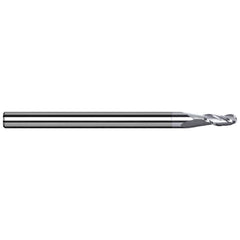 Harvey Tool - Ball End Mills; Mill Diameter (Inch): 1/8 ; Mill Diameter (Decimal Inch): 0.1250 ; Number of Flutes: 3 ; Length of Cut (Inch): 3/16 ; Length of Cut (Decimal Inch): 0.1870 ; Material: Solid Carbide - Exact Industrial Supply