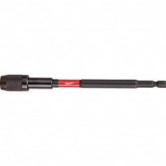 Milwaukee Tool - Power & Impact Screwdriver Bits & Holders; Bit Type: Impact Locking Bit Holder ; Hex Size (Inch): 1/4 ; Overall Length Range: 5" and Longer ; Drive Size (Inch): 1/4 ; Overall Length (Inch): 6 ; Nose Diameter (Inch): 1/4 - Exact Industrial Supply