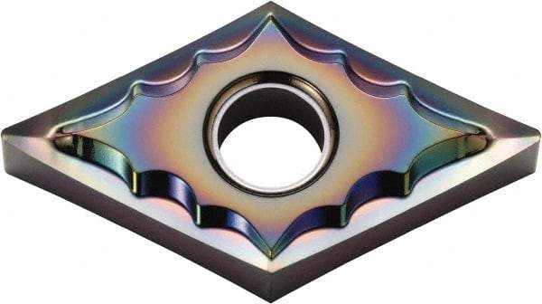 Kyocera - DNMG432 AH Grade PDL025 Carbide Turning Insert - Al2O3 Finish, 55° Diamond, 1/2" Inscr Circle, 3/16" Thick, 1/32" Corner Radius - Benchmark Tooling