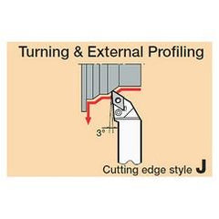 PDJNL2525M15E - Turning Toolholder - Benchmark Tooling