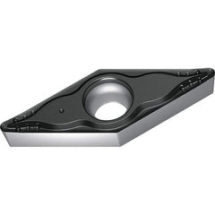 Walter - VCGT160408 MM4 Grade WSM20S Carbide Turning Insert - TiALN/Al2O3 Finish, 35° Diamond, 3/8" Inscr Circle, 3/16" Thick, 0.031" Corner Radius - Benchmark Tooling