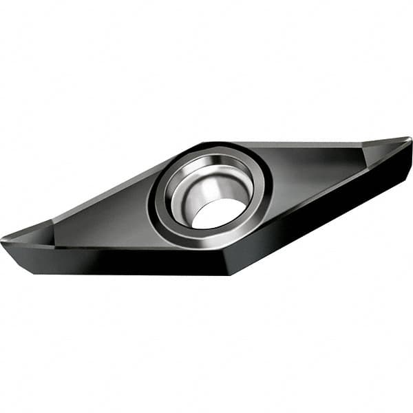 Walter - VCGT220.2 MN2 Grade WNN10 Carbide Turning Insert - Proprietary Finish, 35° Diamond, 1/4" Inscr Circle, 1/8" Thick, 0.004" Corner Radius - Benchmark Tooling