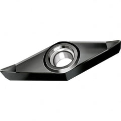 Walter - VCGT220.2 MN2 Grade WNN10 Carbide Turning Insert - Proprietary Finish, 35° Diamond, 1/4" Inscr Circle, 1/8" Thick, 0.004" Corner Radius - Benchmark Tooling