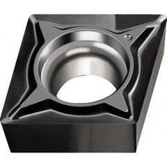 Walter - CCGT32.50.2 FN2 Grade WNN10 Carbide Turning Insert - Proprietary Finish, 80° Diamond, 3/8" Inscr Circle, 5/32" Thick, 0.004" Corner Radius - Benchmark Tooling