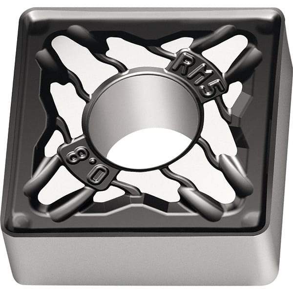 Walter - SNMG643 RM5 Grade WMP20S Carbide Turning Insert - TiCN/Al2O3/TiCN Finish, 90° Square, 3/4" Inscr Circle, 1/4" Thick, 0.047" Corner Radius - Benchmark Tooling