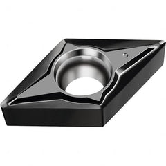 Walter - DCGT21.50.2 FN2 Grade WNN10 Carbide Turning Insert - Proprietary Finish, 55° Diamond, 1/4" Inscr Circle, 3/32" Thick, 0.004" Corner Radius - Benchmark Tooling