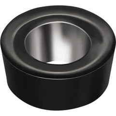 Walter - RCGT10T3M0 MN2 Grade WNN10 Carbide Turning Insert - Proprietary Finish, 0° Round, 10mm Inscr Circle, 5/32" Thick, 0.197" Corner Radius - Benchmark Tooling