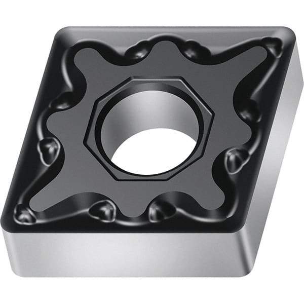 Walter - CNMG434 MM5 Grade WSM30S Carbide Turning Insert - TiALN/Al2O3 Finish, 80° Diamond, 1/2" Inscr Circle, 3/16" Thick, 0.063" Corner Radius - Benchmark Tooling