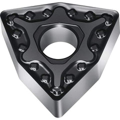 Walter - WNMG332 MM5 Grade WSM30S Carbide Turning Insert - TiALN/Al2O3 Finish, 80° Trigon, 3/8" Inscr Circle, 3/16" Thick, 0.031" Corner Radius - Benchmark Tooling