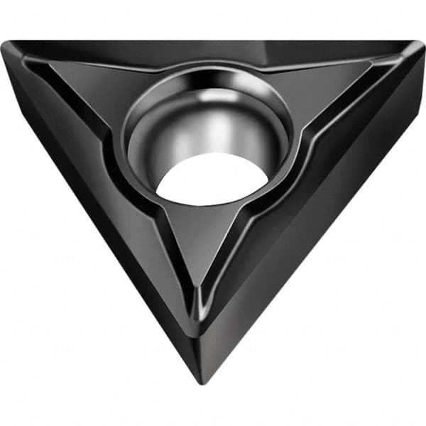 Walter - TCGT1.21.21 FN2 Grade WNN10 Carbide Turning Insert - Proprietary Finish, 60° Triangle, 5/32" Inscr Circle, 5/64" Thick, 0.016" Corner Radius - Benchmark Tooling