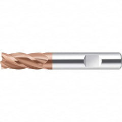 Walter-Prototyp - 12.7mm, 25mm LOC, 12.7mm Shank Diam, 88.9mm OAL, 4 Flute, Solid Carbide Square End Mill - AlCrN Finish, 35° Helix, Right Hand Cut, Right Hand Flute, Series MC232.W-4-D - Benchmark Tooling