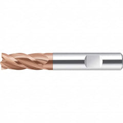 Walter-Prototyp - 8mm, 25mm LOC, 8mm Shank Diam, 63mm OAL, 4 Flute, Solid Carbide Square End Mill - AlCrN Finish, Spiral Flute, 35° Helix, Right Hand Cut, Right Hand Flute, Series MC232 - Benchmark Tooling