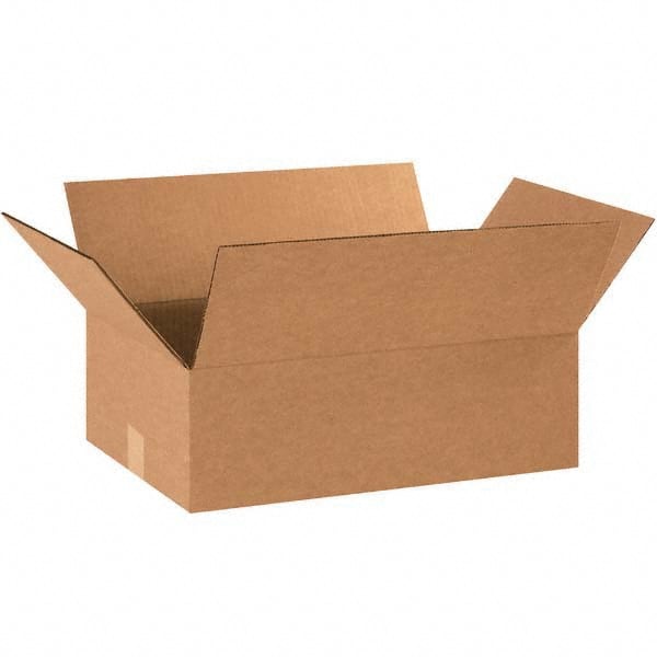 Made in USA - Pack of (25) 12" Wide x 18" Long x 6" High Corrugated Shipping Boxes - Benchmark Tooling