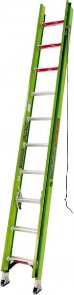 Little Giant Ladder - 20' High, Type IAA Rating, Fiberglass Extension Ladder - 375 Lb Capacity, 18' Working Length - Benchmark Tooling