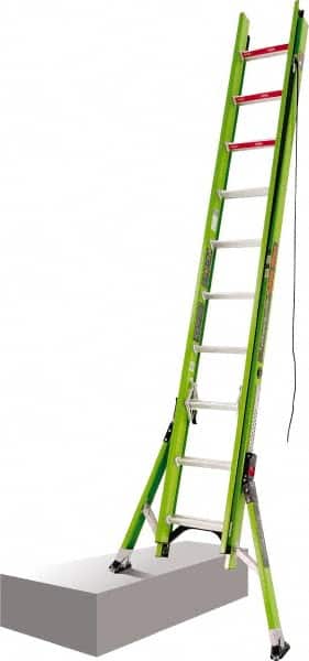 Little Giant Ladder - 20' High, Type IAA Rating, Fiberglass Extension Ladder - 375 Lb Capacity, 18' Working Length - Benchmark Tooling