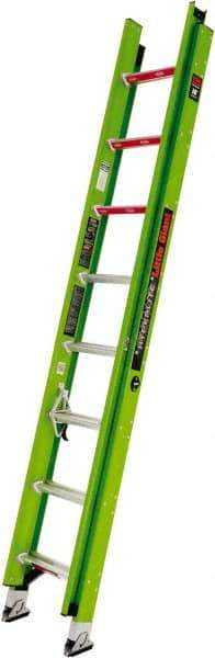 Little Giant Ladder - 16' High, Type IAA Rating, Fiberglass Extension Ladder - 375 Lb Capacity, 14' Working Length - Benchmark Tooling