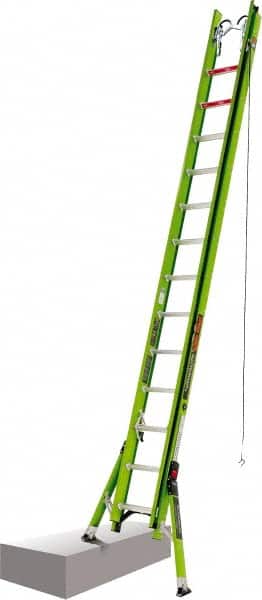Little Giant Ladder - 28' High, Type IAA Rating, Fiberglass Extension Ladder - 375 Lb Capacity, 24' Working Length - Benchmark Tooling
