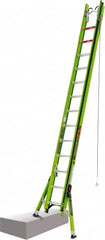 Little Giant Ladder - 28' High, Type IAA Rating, Fiberglass Extension Ladder - 375 Lb Capacity, 24' Working Length - Benchmark Tooling