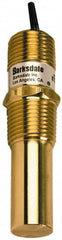 Barksdale - 50 to 300°F Bi-Metal Compact Switch - 1/2" NPT, 11/16 x 1-1/2 Rigid Stem, Brass, ±10°F - Benchmark Tooling