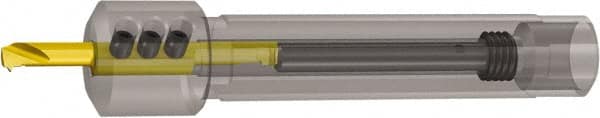 Vargus - Internal Thread, Neutral Cut, 3/4" Shank Width x 3/4" Shank Height Indexable Threading Toolholder - 3.74" OAL, 4.0SIR Insert Compatibility, SMC Toolholder, Series Micro - Benchmark Tooling