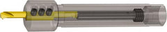 Vargus - Internal Thread, Neutral Cut, 5/8" Shank Width x 0.63" Shank Height Indexable Threading Toolholder - 3.74" OAL, 4.0SIR Insert Compatibility, SMC Toolholder, Series Micro - Benchmark Tooling