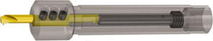 Vargus - Internal Thread, Neutral Cut, 5/8" Shank Width x 0.63" Shank Height Indexable Threading Toolholder - 3.15" OAL, 3.0SIR Insert Compatibility, SMC Toolholder, Series Micro - Benchmark Tooling