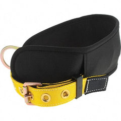 PRO-SAFE - Size S, 32 to 40" Waist, Single D-Ring Style Body Belt - Polyester Webbing, Tongue Buckle Connection - Benchmark Tooling