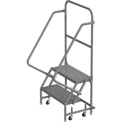 TRI-ARC - Rolling & Wall Mounted Ladders & Platforms Type: Rolling Warehouse Ladder Style: Rolling Platform Ladder - Benchmark Tooling