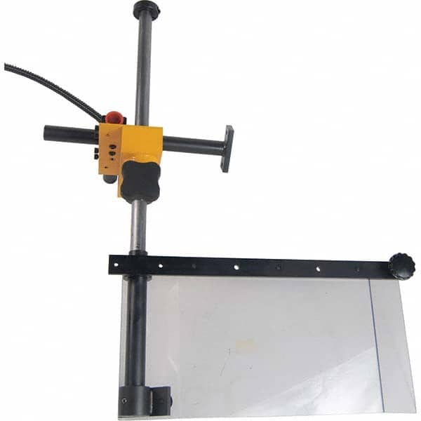 Flexbar - Milling Machine Guards Type: Machinery Guards Shield Width (Inch): 16 - Benchmark Tooling