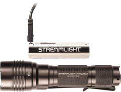 Streamlight - White LED Bulb, 1,000 Lumens, Industrial/Tactical Flashlight - Black Aluminum Body, 1 18650 Lithium-Ion Battery Included - Benchmark Tooling