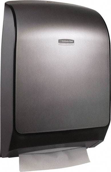 Kimberly-Clark Professional - Manual, Metal/Plastic Paper Towel Dispenser - 18.8" High x 12.69" Wide x 5.52" Deep, Silver - Benchmark Tooling