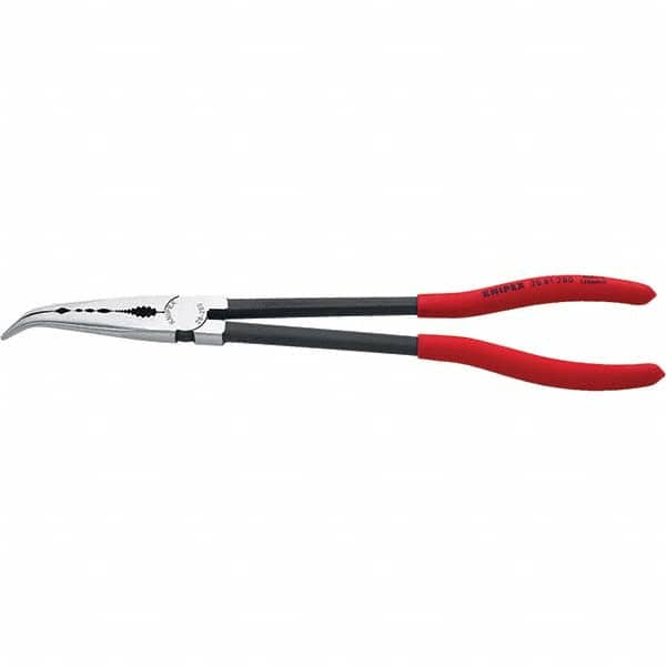 Knipex - Bent Nose Pliers Type: Needle Nose Overall Length (Inch): 11 - Benchmark Tooling