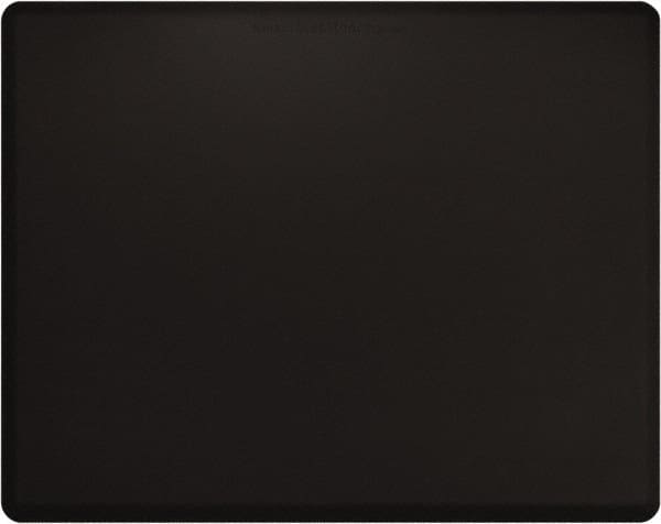 Smart Step - 5' Long x 4' Wide, Dry Environment, Anti-Fatigue Matting - Black with Yellow Borders, Urethane with Urethane Sponge Base, Beveled on All 4 Sides - Benchmark Tooling